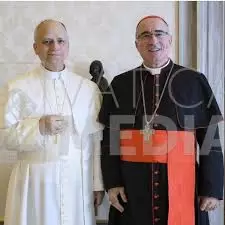 El Papa con el cardenal uruguayo Sturla/