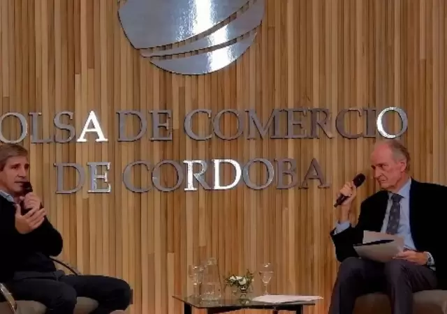 Caputo en la Bolsa de C�rdoba