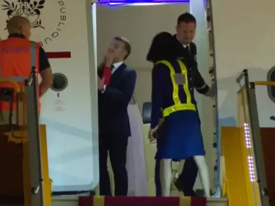 Emmanuel Macron expres� que se trat� de una simple broma.