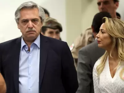 Alberto Fern�ndez y Fabiola, en otros tiempos./