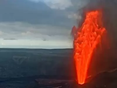 La monta�a de fuego hawaiana es un atractivo natural, pero tambi�n un riesgo constante para todo el archipi�lago.