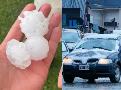 Granizo y nieve.