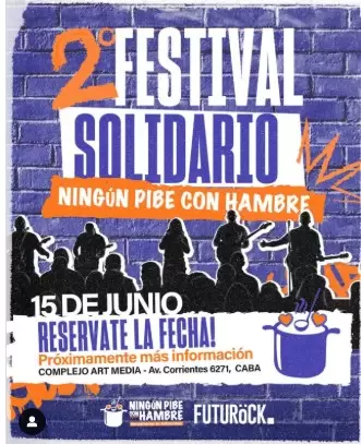 El 15 de junio será el segundo festival solidario.