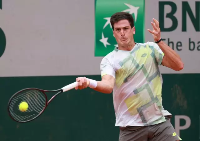 Federico G�mez gan� su primer partido en un Grand Slam/ Fuente: X