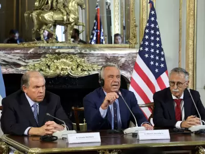 El funcionario de Trump llego con una propuesta de agenda sanitaria conjunta.
