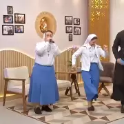 Dos monjas brasile�as se hacen virales tras realizar beatbox en la televisi�n