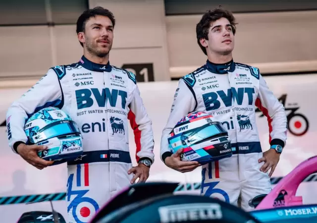 Pierre Gasly y Franco Colapinto.