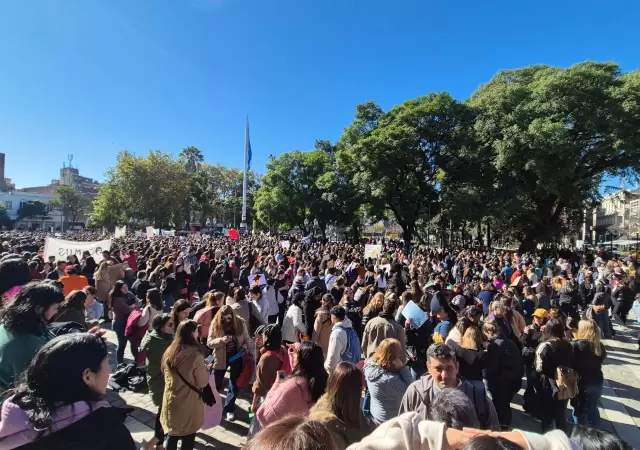 En diferentes provincias hubo marchas pidiendo la emergencia en discapacidad.