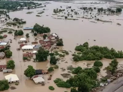 Las corrientes torrenciales hacen desaparecer localidades completas en el pa�s africano.