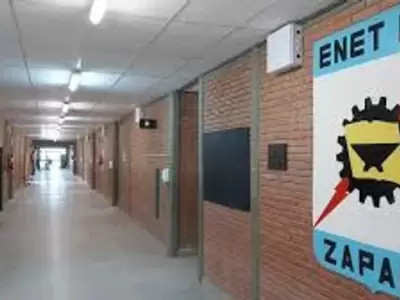La escuela donde se produjo la agresi�n./