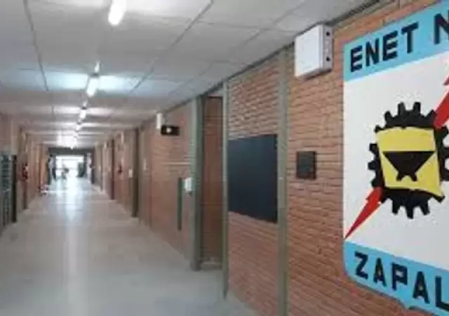 La escuela donde se produjo la agresi�n./