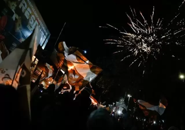La gente de Platense hizo su carnaval este lunes