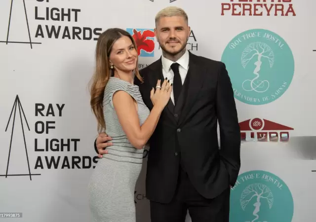 La China Su�rez y Mauro Icardi en el Festival de Cine de Ibiza.