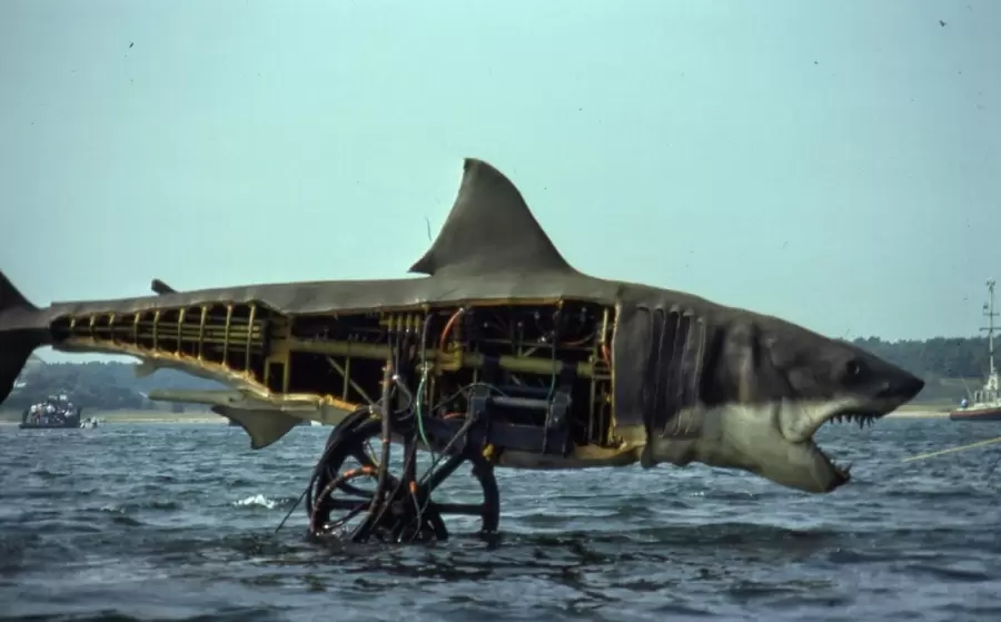 El tiburón mecánico de Tiburón.