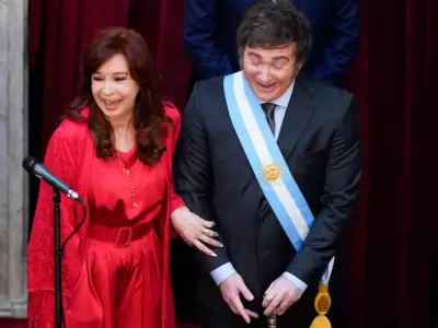 Cristina Fern�ndez de Kirchner empez� la campa�a como candidata.