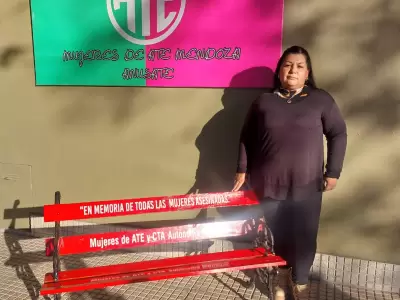 Secretaria de Derechos Humanos de ATE Mendoza, Romina Castro.