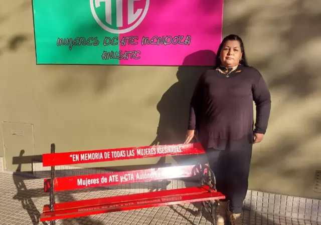 Secretaria de Derechos Humanos de ATE Mendoza, Romina Castro.