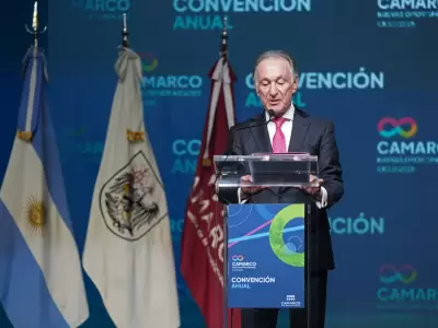 El presidente de la C�mara de la Construcci�n, Gustavo Weiss, y su mensaje al Gobierno/.