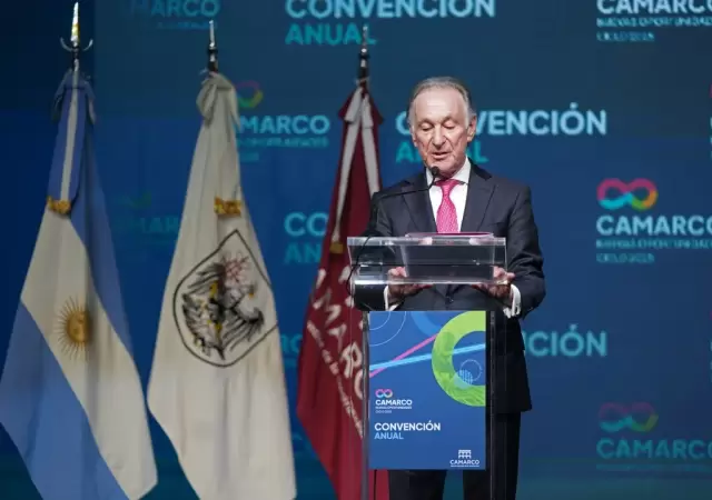 El presidente de la C�mara de la Construcci�n, Gustavo Weiss, y su mensaje al Gobierno/.