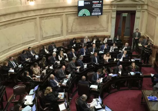 Los senadores no resolvieron el tema