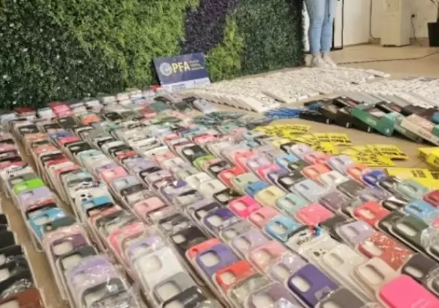 Mercader�a incautada.