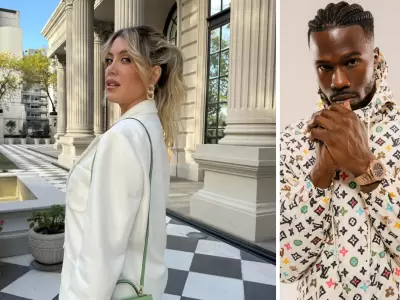 Uno de los amantes de Wanda Nara era Keita Bald�, jugador senegal�s.
