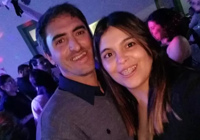 Fernando Dellarciprete y Roc�o Villarreal cuando todav�a disfrutaban tiempos felices. (Foto: web)