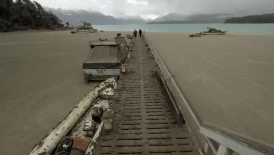 La erupci�n del volc�n Puyehue afect� a Villa La Angostura.