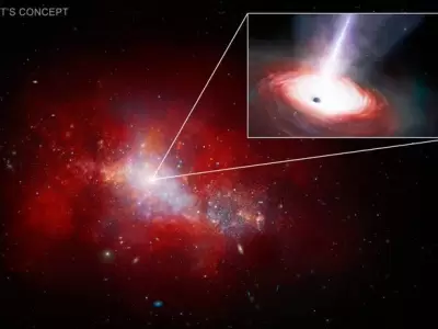 El agujero negro LID-568 est� localizado a 1.500 millones de a�os del Big Bang.