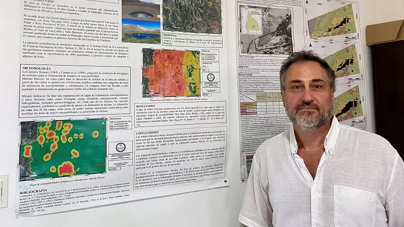 Silvio Pastore, cient�fico de la Universidad Nacional de San Juan (UNSJ).