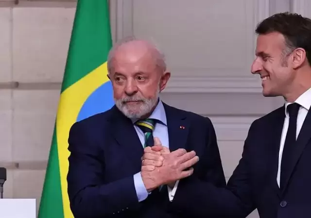 Lula y Emmanuel tienen miradas encontradas sobre el Mercosur y la guerra de Ucrania.