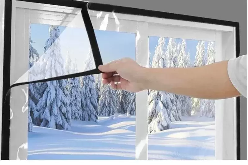 Ventanas con pl�stico aislante