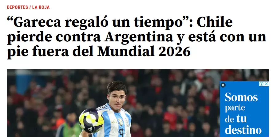Medios chilenos selecci�n