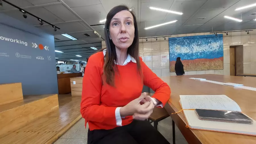 Referente en Mendoza de "Ser Fiscal", Mar�a Lourdes Gabrielli.