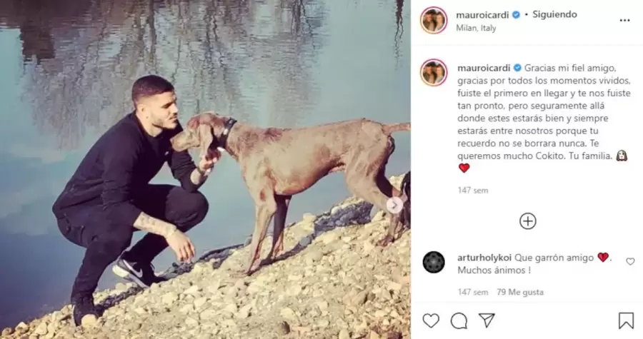 Instagram de Mauro Icardi.
