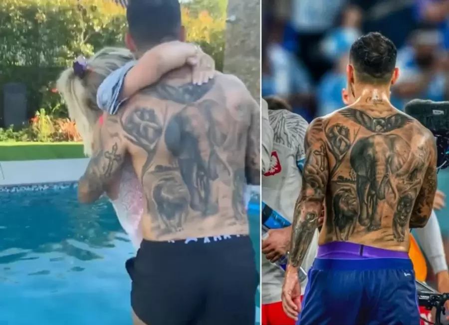 Los tatuajes de Leandro Paredes