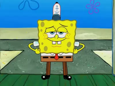 Bob Esponja est� agrandado