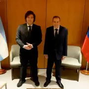 Javier Milei se reuni� en Espa�a con el m�ximo opositor a Nicol�s Maduro