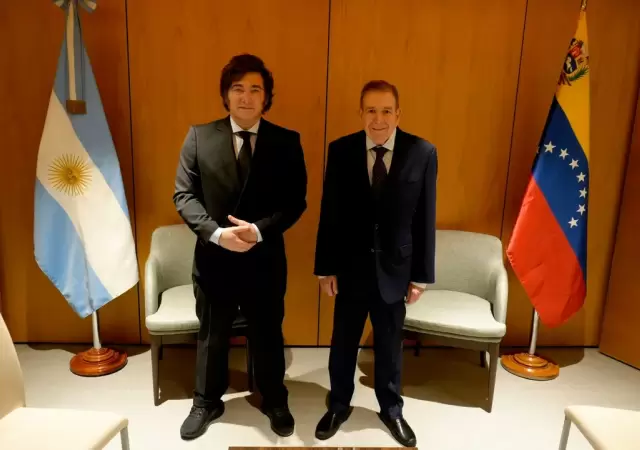 Milei reconoce a Gonz�lez Urrutia como presidente electo de Venezuela.