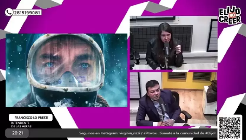 El intendente de Las Heras respondió todo/ Fuente: Captura de pantalla