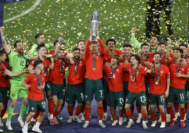 Portugal festeja su segunda Nations League.