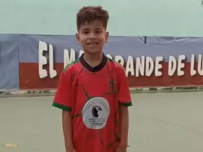 Thiago Correa, el nene de 7 a�os muri� por una bala de un arma disparada por un polic�a/ Fuente: X