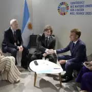 Milei particip� de una conferencia de la ONU y mantuvo una reuni�n bilateral con Macron