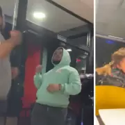 Violenta pelea en Mendoza: batalla campal en un McDonald's de Godoy Cruz