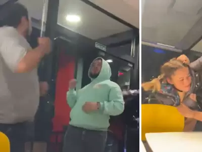 La pelea ocurri� el domingo a la madrugada.