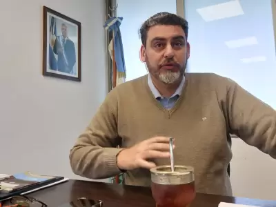 Presidente provisional de la C�mara de Senadores, Mart�n Kerchner Tomba.