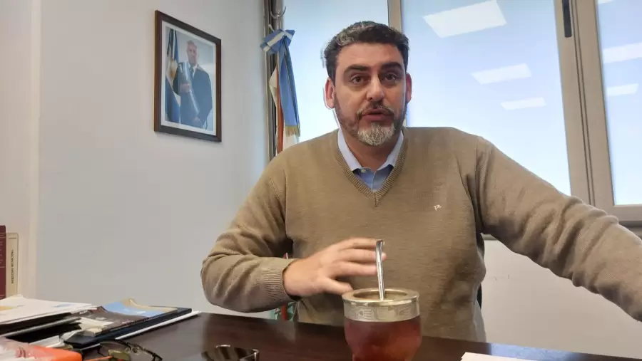 Presidente provisional de la C�mara de Senadores, Mart�n Kerchner Tomba.