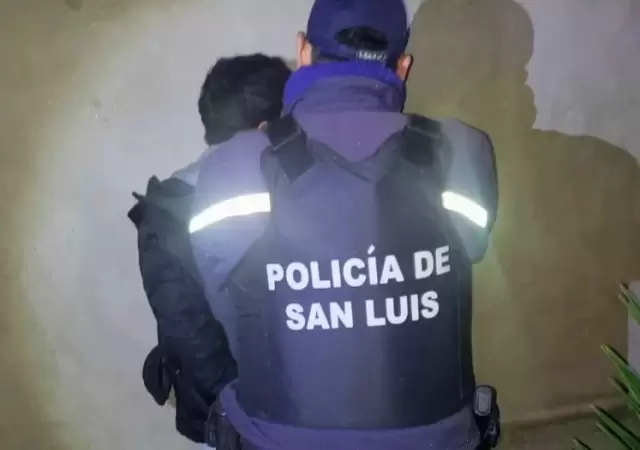 Detenido en San Luis.