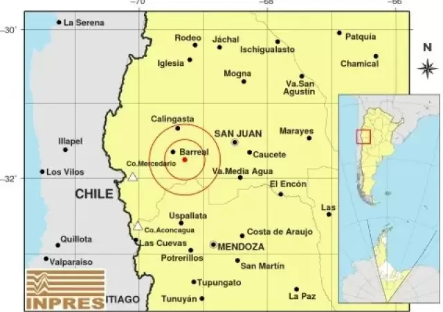 Sismo en San Juan.