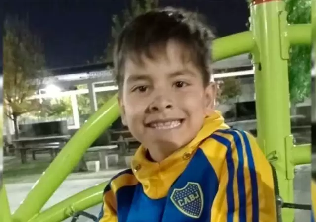 Thiago Correa, el nene de 7 a�os que muri� tras ser alcanzado por una bala disparada por el polic�a Facundo Aguilar/ Fuente: Web